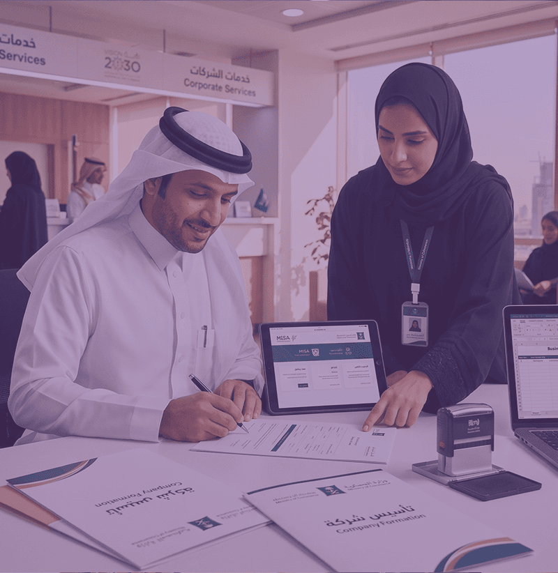 Preparing company formation documents in Saudi Arabia