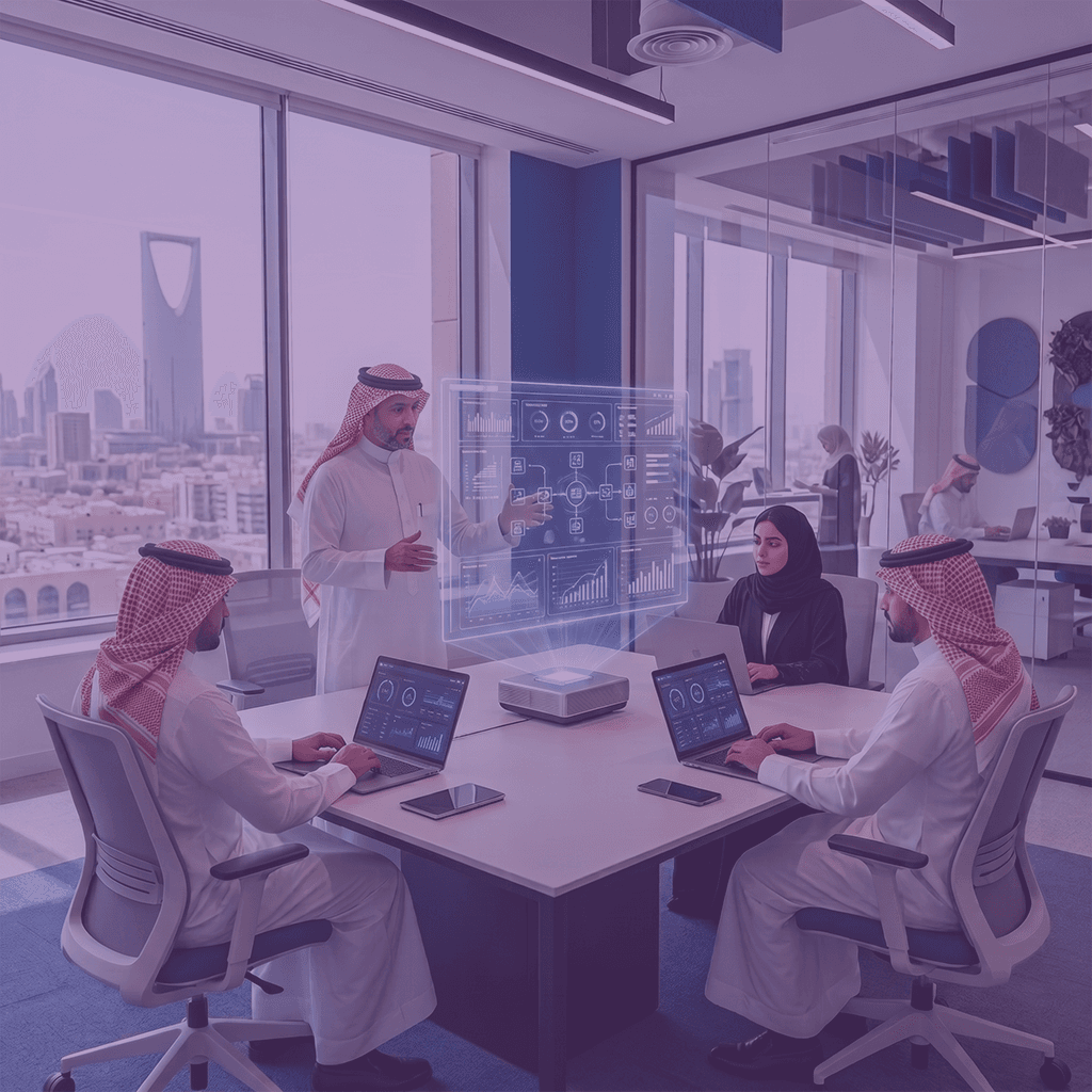 Corporate restructuring strategy meeting in Saudi Arabia
