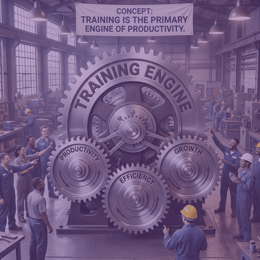 Training is the primary engine of productivity, efficiency, and growth