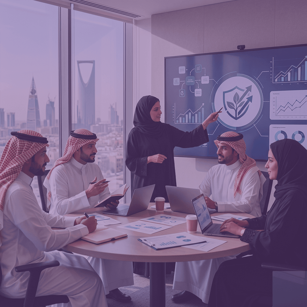 Leadership team building a risk-aware, sustainable culture