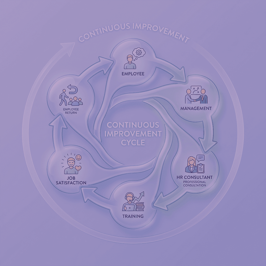 Continuous improvement cycle for human resources
